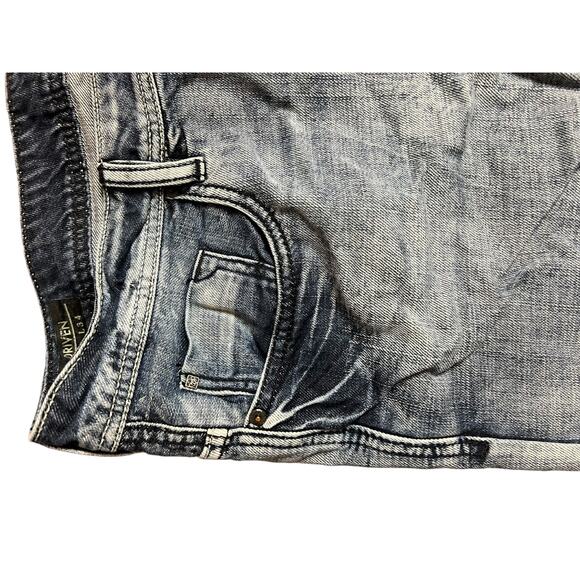 Buffalo David Bitton Distressed Men's Jeans sz 36 Casual Grunge Streetwear - Picture 4 of 11